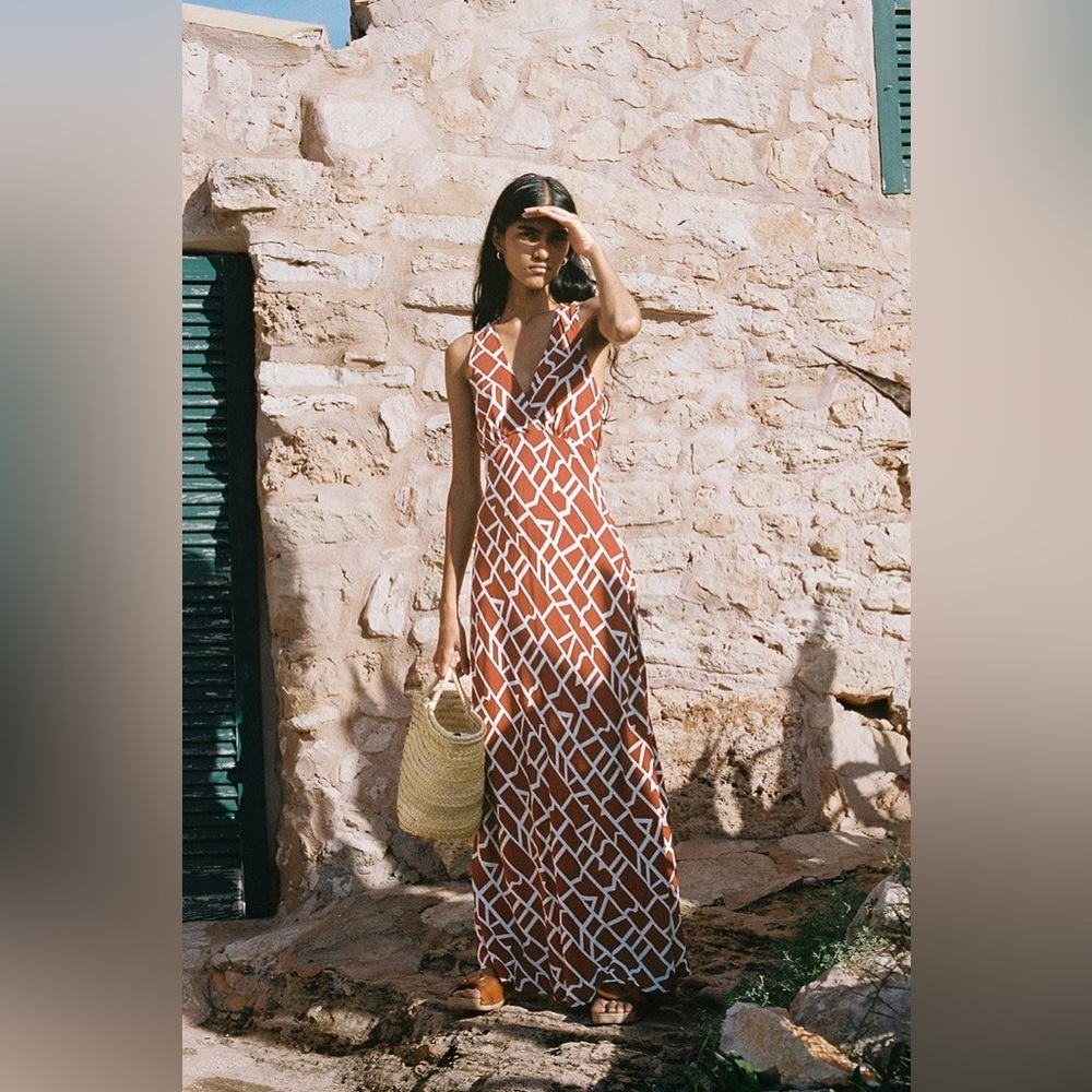 NWT Faithfull The Brand Acacia Maxi Dress